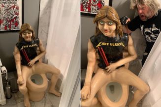 Master of Flushes: Toilet in the Likeness of Metallica’s Lars Ulrich Is Creepy as Hell