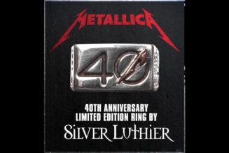 METALLICA To Release 40th-Anniversary Limited-Edition Ring