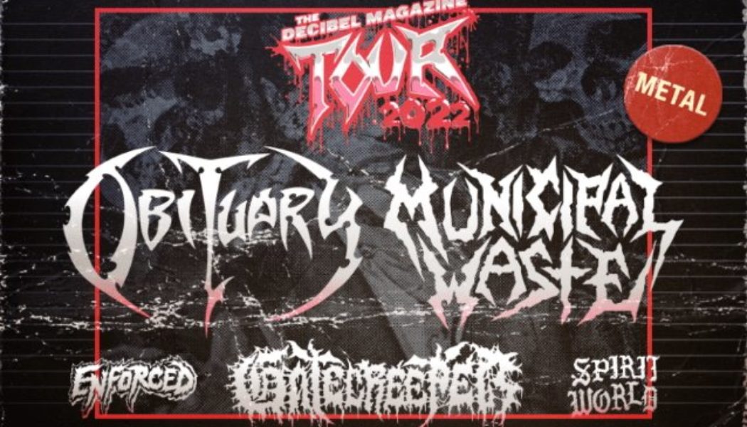 OBITUARY And MUNICIPAL WASTE Announce 2022 ‘Decibel Magazine Tour’