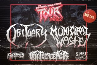 OBITUARY And MUNICIPAL WASTE Announce 2022 ‘Decibel Magazine Tour’