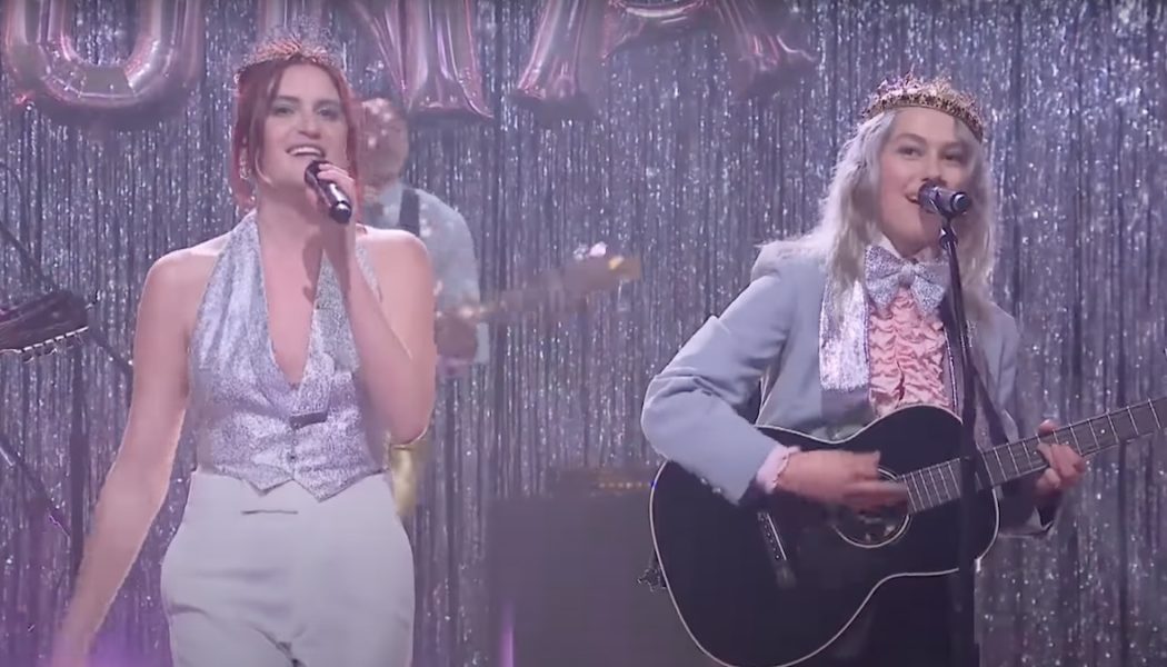 Phoebe Bridgers Takes MUNA to Prom Performing “Silk Chiffon” on Cordon: Watch