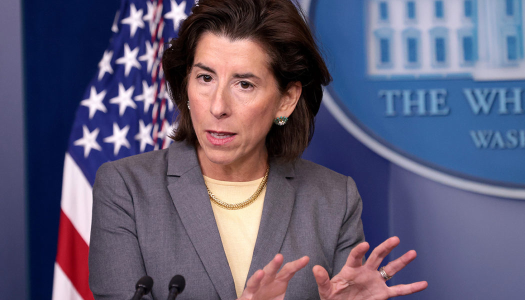 Raimondo: Commerce ‘war room’ seeing improvements on supply chain woes