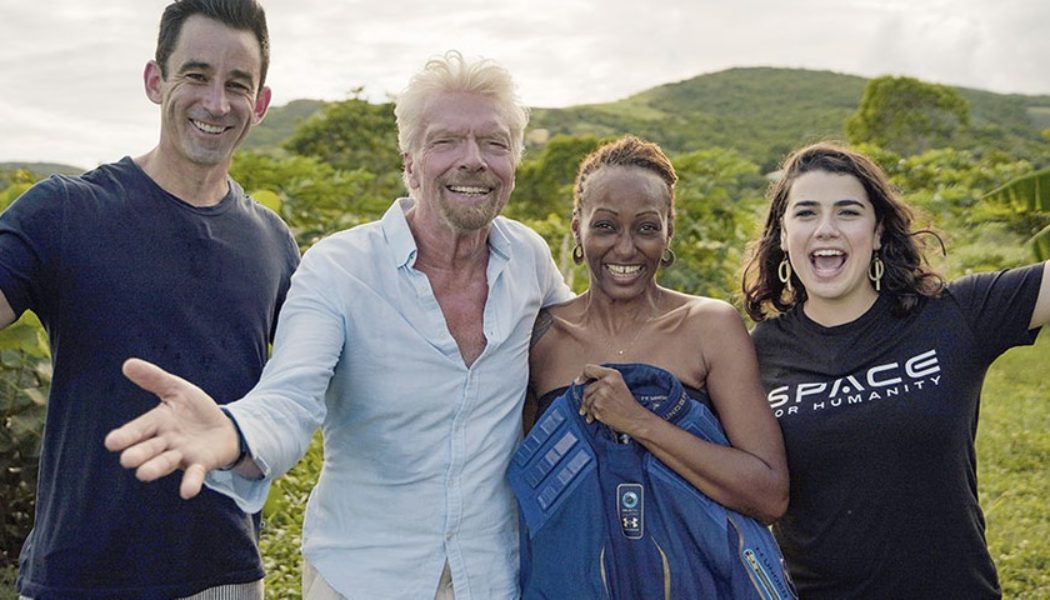 Richard Branson and Virgin Galactic Unveil First Winner of Free Space Trip