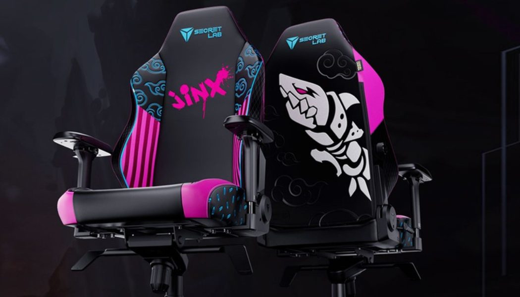 Riot Games and Secretlab Release a Jinx Edition Gaming Chair