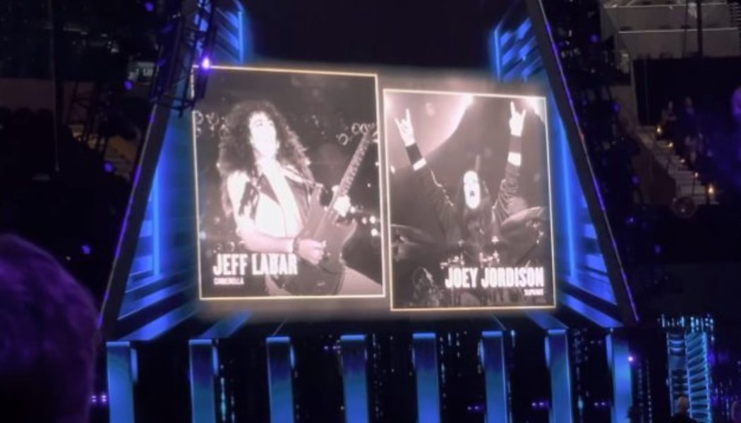 SLIPKNOT’s JOEY JORDISON, CINDERELLA’s JEFF LABAR Featured In ROCK AND ROLL HALL OF FAME’s 2021 ‘In Memoriam’ Segment