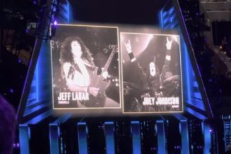 SLIPKNOT’s JOEY JORDISON, CINDERELLA’s JEFF LABAR Featured In ROCK AND ROLL HALL OF FAME’s 2021 ‘In Memoriam’ Segment