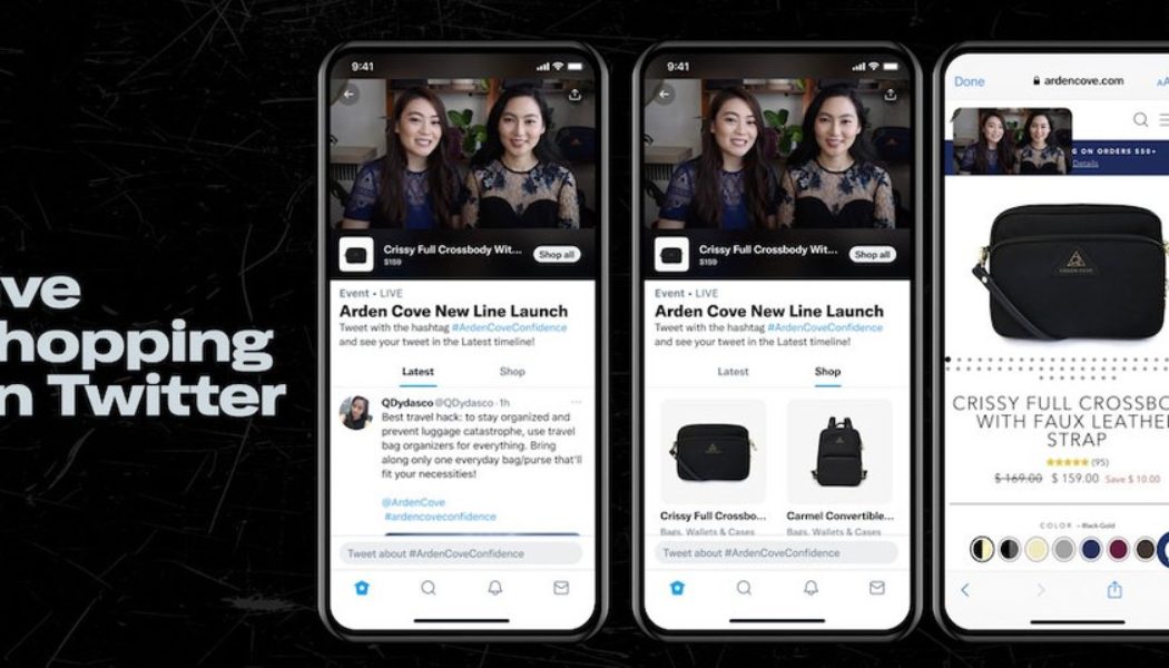 Twitter Launches New Live Shopping Feature