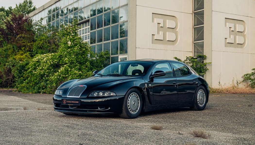 A Rare Example of Bugatti’s Four-Door Super Saloon, the EB112, Is up for Sale