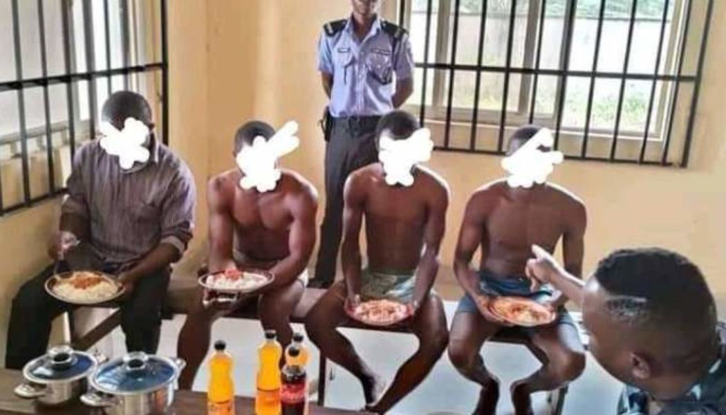 Akwa Ibom DPO Treats Suspects To Christmas Rice, Drinks