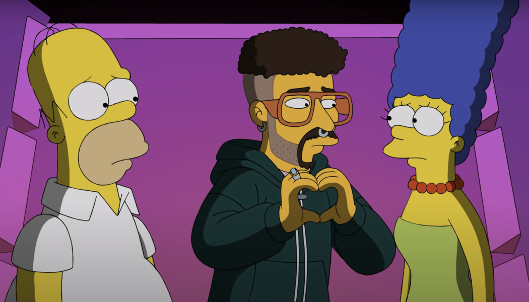 Bad Bunny Joins The Simpsons in New “Te Deseo lo Mejor” Video: Watch