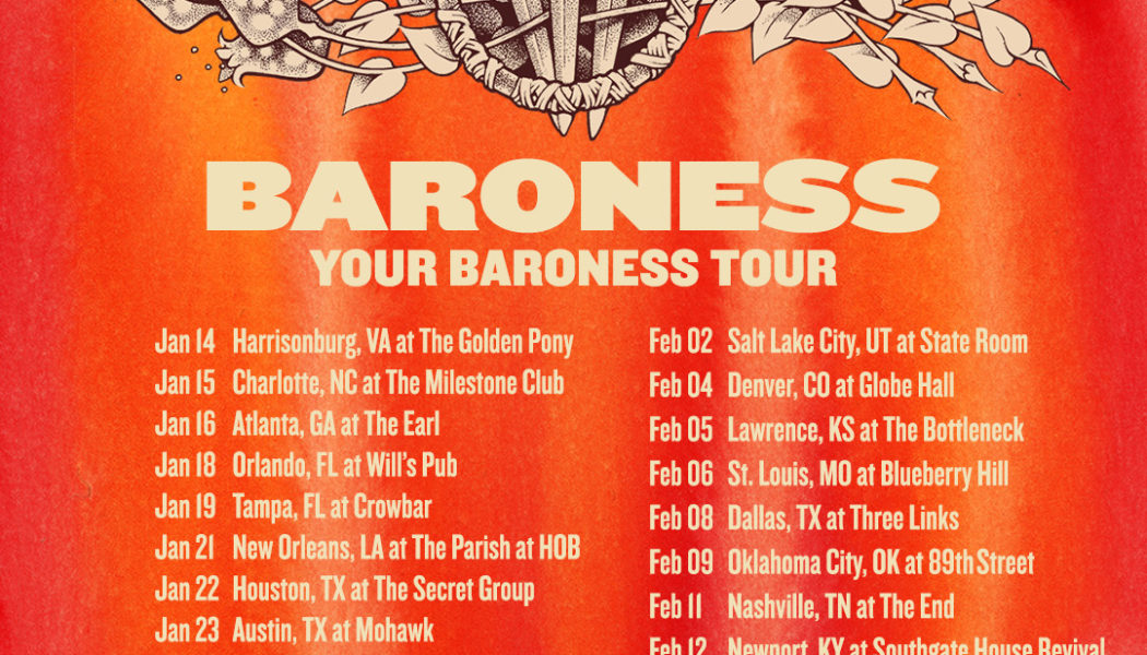 Baroness Add New 2022 North American Leg to Tour Featuring Fan-Voted Setlists