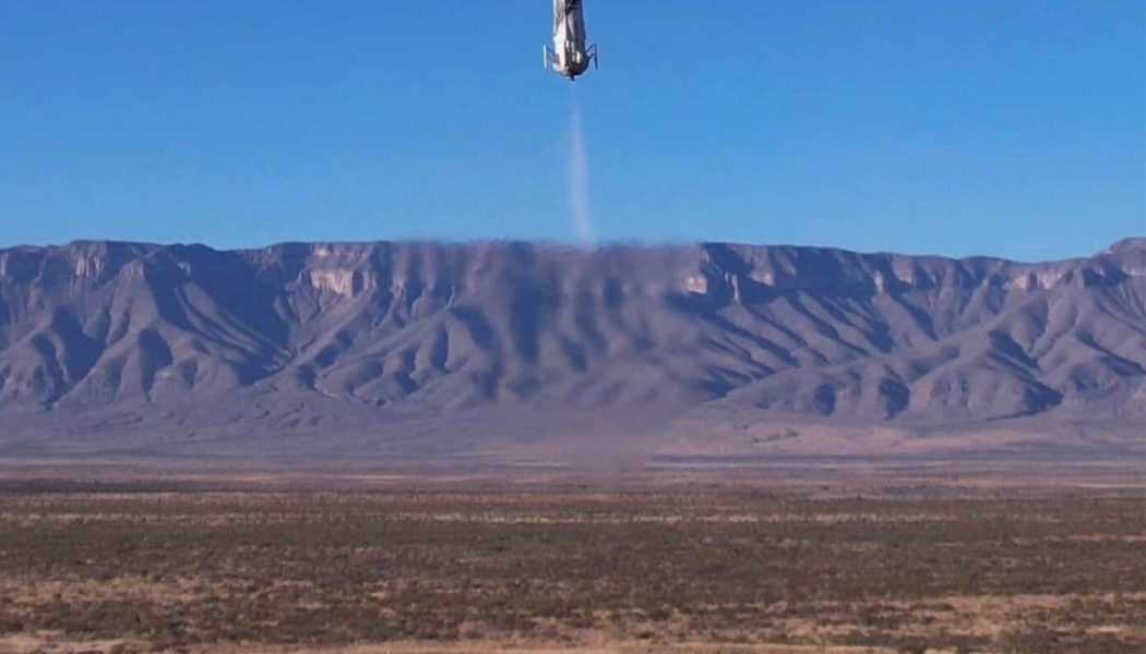 Blue Origin launches Michael Strahan, Laura Shepard Churchley and others to space and back