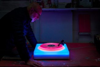 Brian Eno Develops Limited Batch of Mesmerizing, Color-Changing Turntables