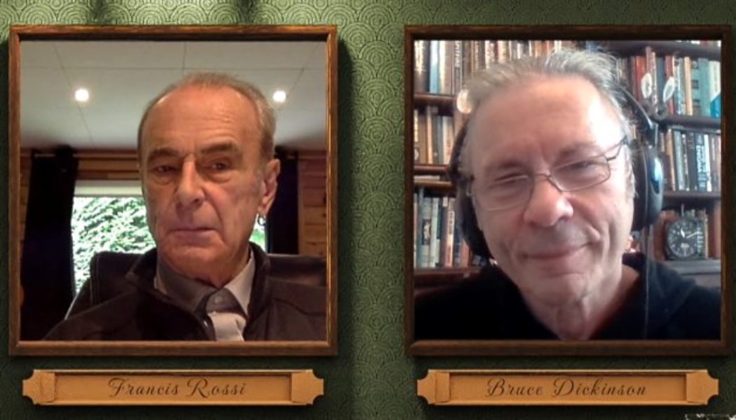 BRUCE DICKINSON Talks To FRANCIS ROSSI In Fourth Episode Of ‘Psycho Schizo Espresso’ Podcast