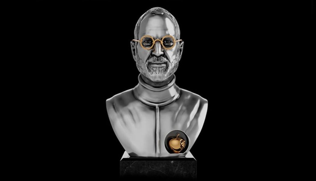 Caviar Crafts Limited-Edition Steve Jobs Bust and Custom iPhone 13 Pro