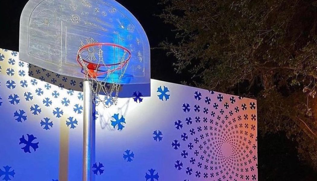 Chrome Hearts Debuts Hand-Carved Basketball Hoop at Art Basel