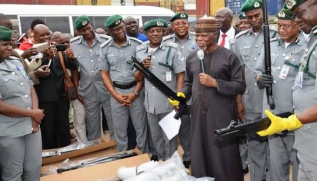 Customs Intercepts Suspected Arms-Laden Container At Tincan Island Port