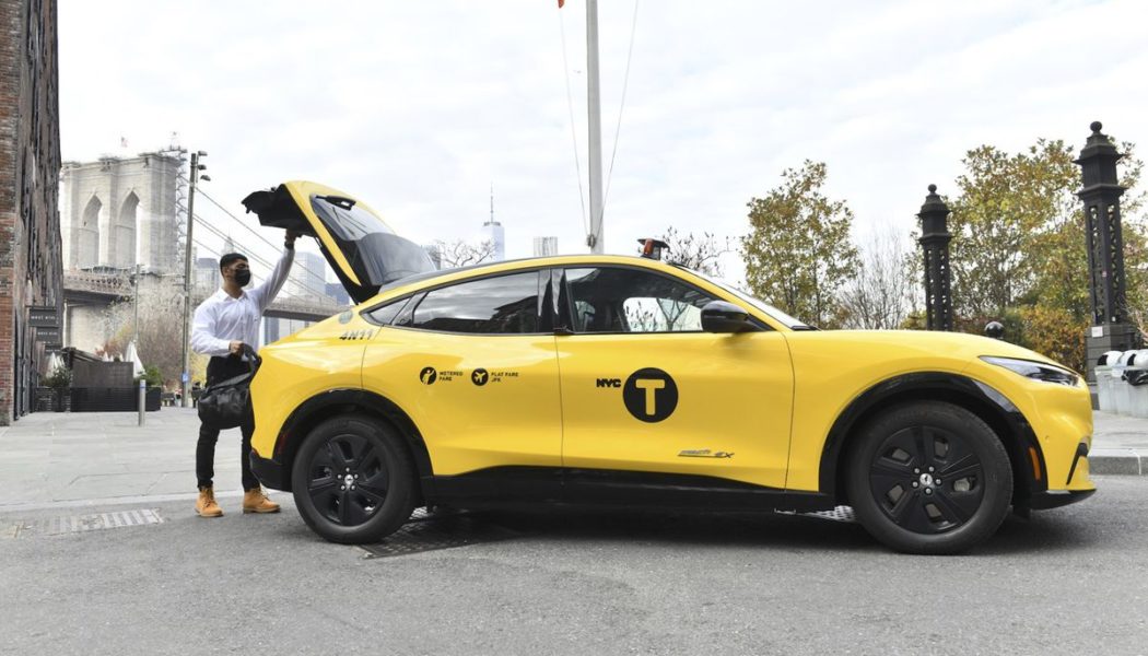 Ford Mustang Mach-E joins New York City’s yellow taxi fleet