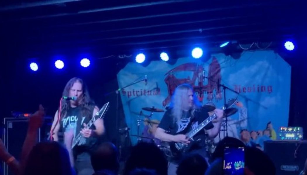 Former DEATH Members Honor CHUCK SCHULDINER At Second Tribute Concert In Tampa (Video)