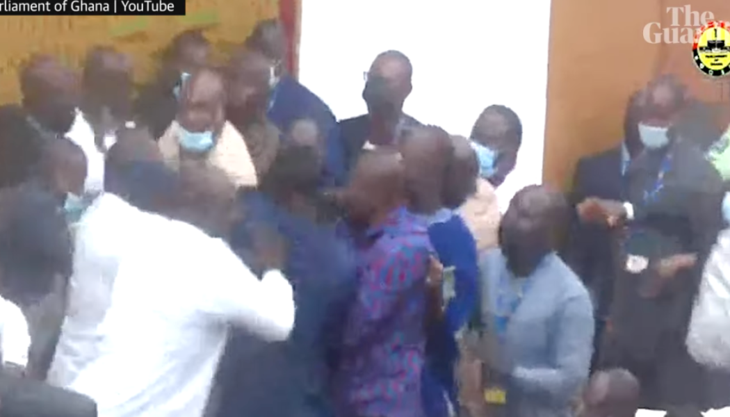 Ghana Parliament Gets Into A Brawl Over New Tax Proposal