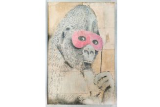 Historic Banksy Piece ‘Gorilla in a Pink Mask’ Set To Be Offered as an NFT