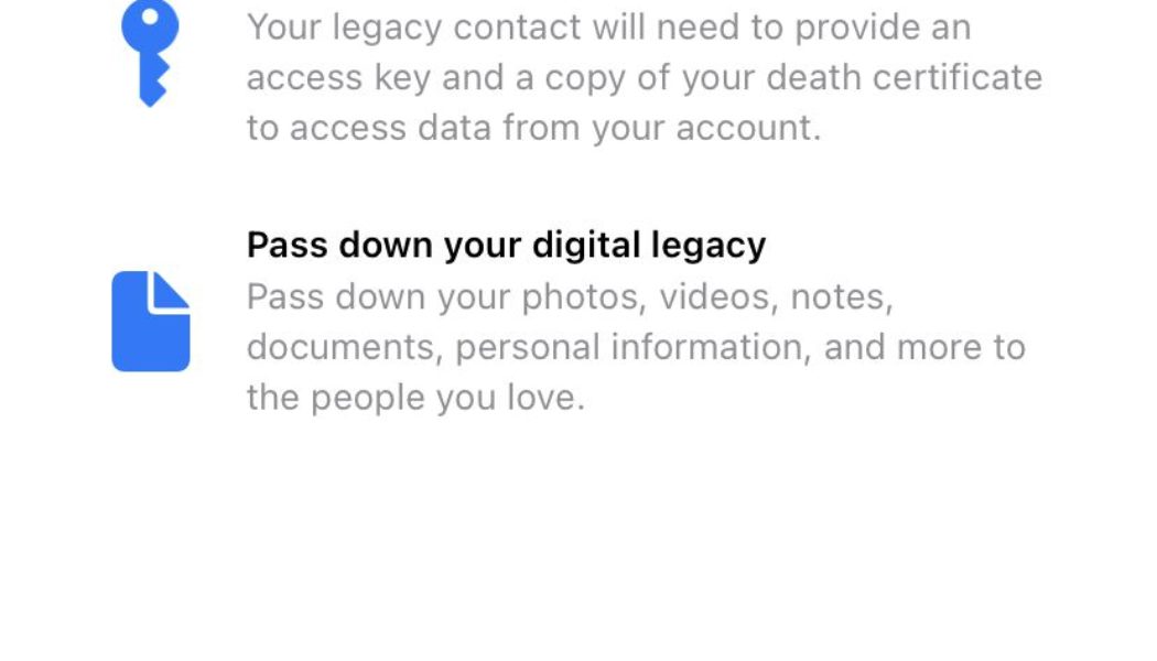 How to arrange for your digital legacy