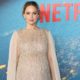 Jennifer Lawrence Adorns Her Baby Bump in an Ethereal Caped Gown by Dior