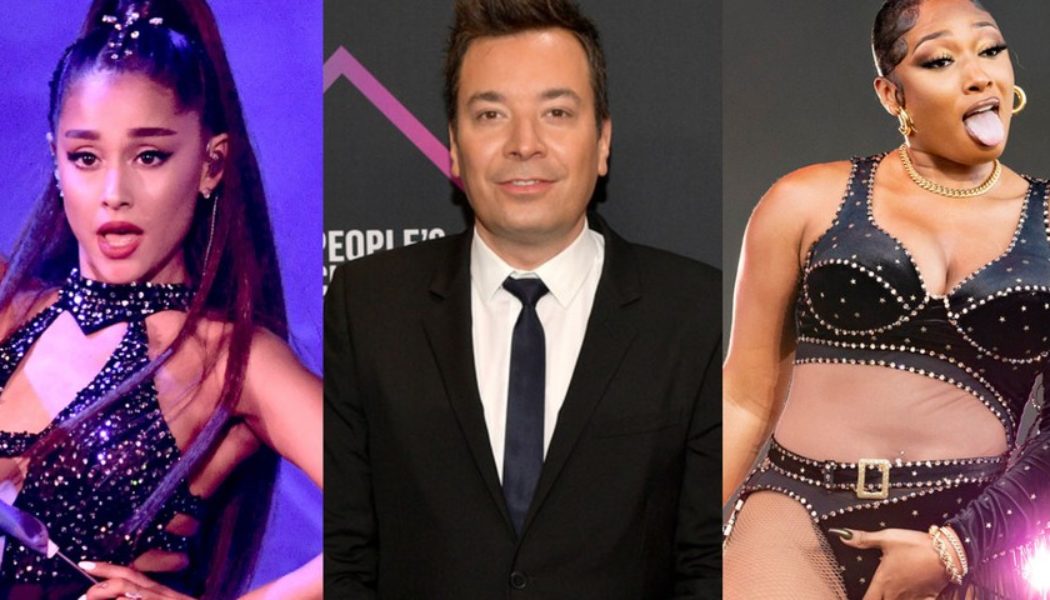 Jimmy Fallon, Megan Thee Stallion and Ariana Grande Drop New Christmas Music Video