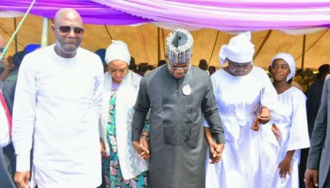 Kogi Gov Mourns Speaker’s Wife, Attends Burial Ceremony