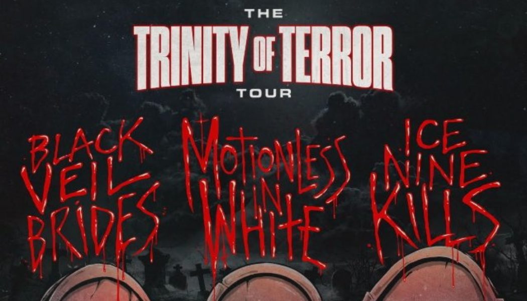 MOTIONLESS IN WHITE, BLACK VEIL BRIDES And ICE NINE KILLS Announce ‘Trinity Of Terror’ Tour