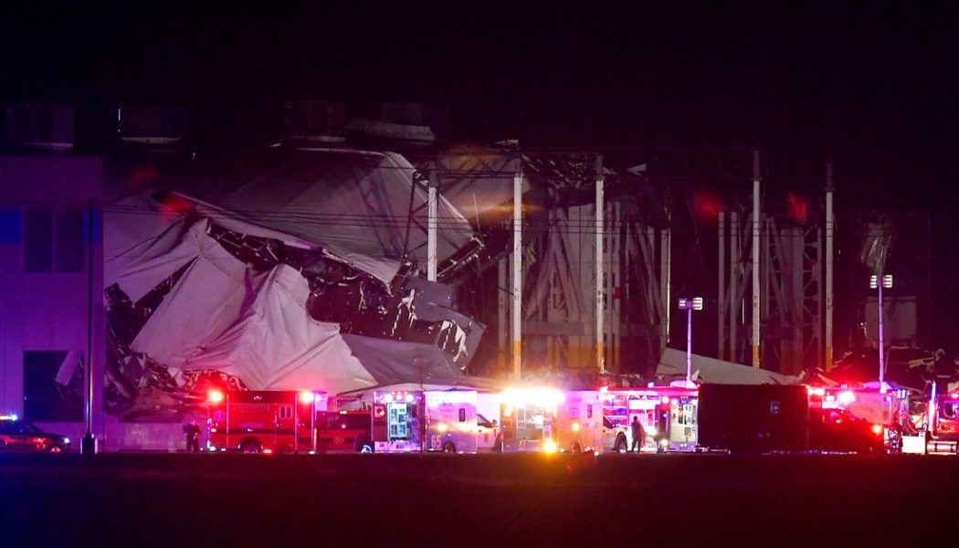 Multiple deaths confirmed after tornado hits Amazon warehouse