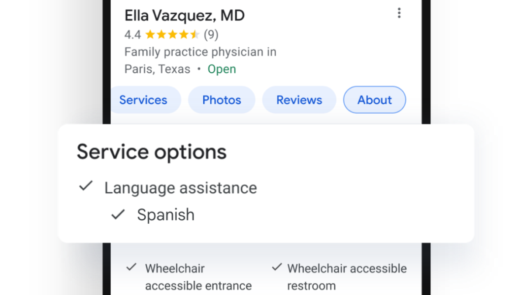 New Google search features make it easier to find the right doctor