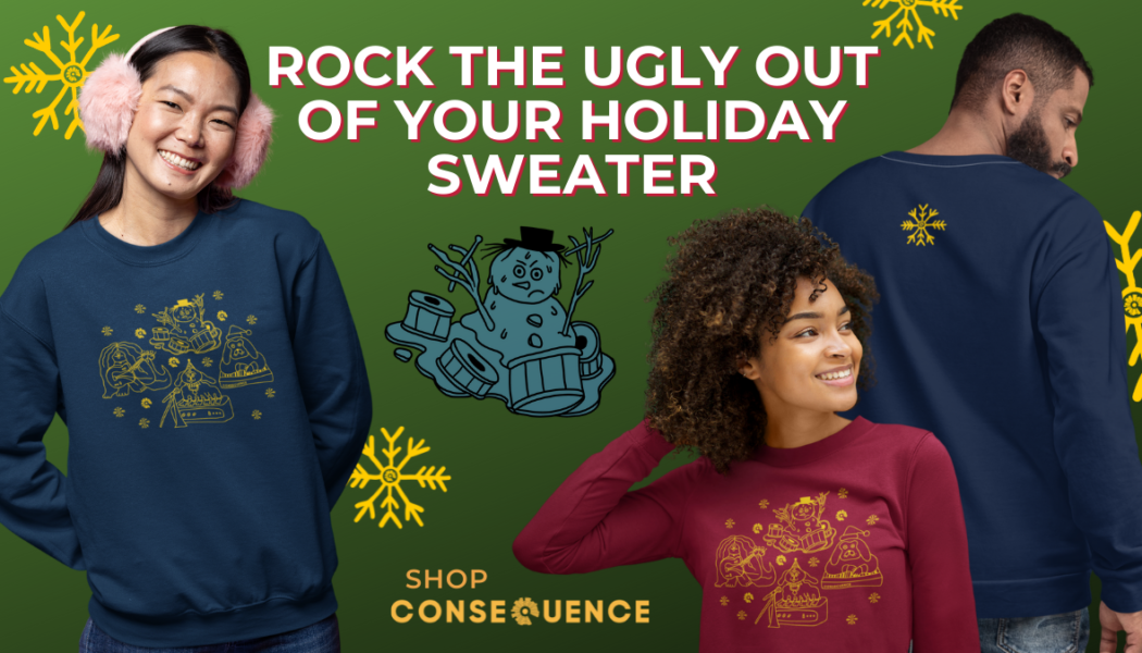 Our New Holiday Merch Takes the “Ugly” Out of Ugly Sweater Season