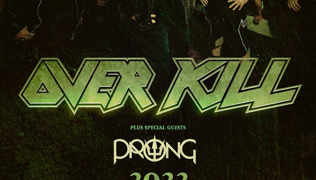 Overkill Announce 2022 US Tour with Prong