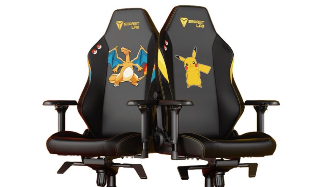 Pokémon x Secretlab Release Limited-Edition Pikachu and Charizard Gaming Chairs