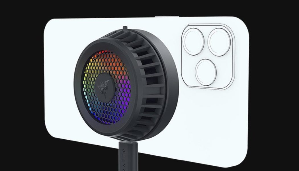 Razer Has Created an RGB MagSafe iPhone Cooling Fan