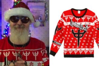 ROB HALFORD Dons JUDAS PRIEST Ugly Christmas Sweater For New ‘Merry Christmas’ Video Message