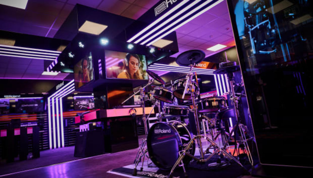 Roland’s New Retail Experience Lets You Control the Lighting, Audio and Video In-Store