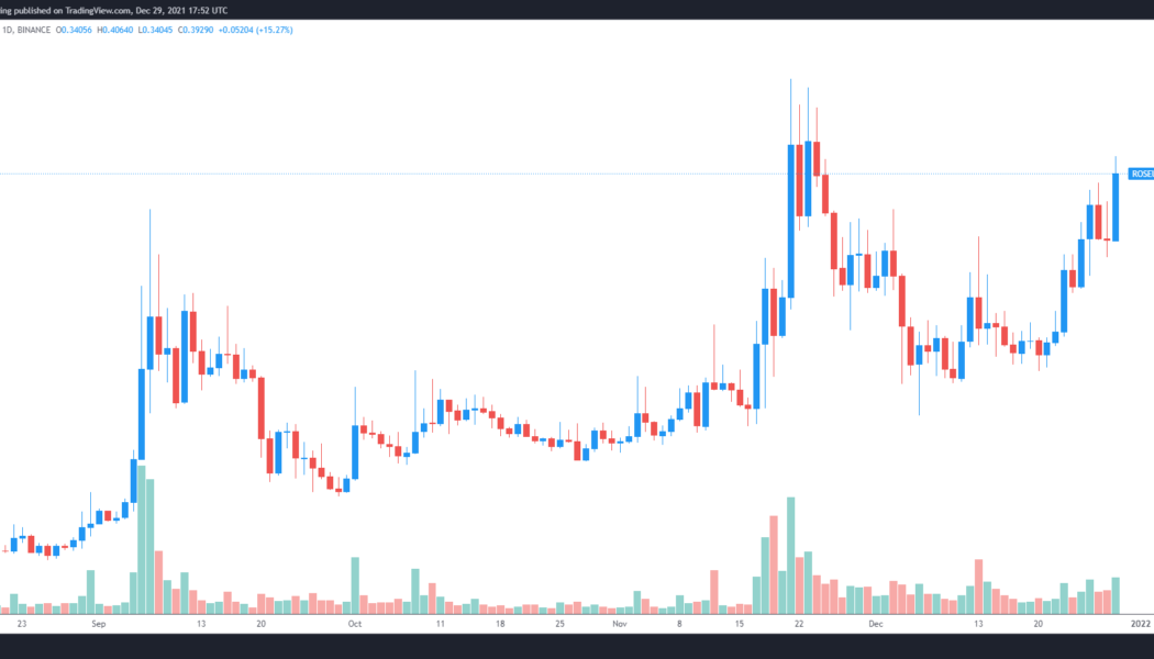 ROSE gains 54% in a week as Oasis Network ecosystem expands