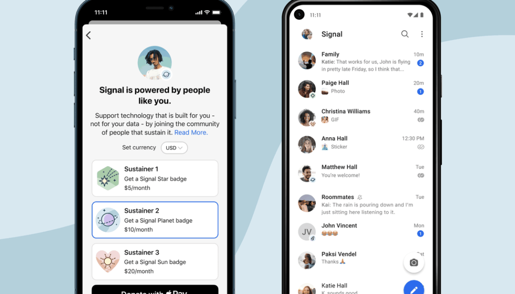 Signal launches in-app sustainer program to accept donations from users