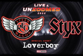 STYX And REO SPEEDWAGON Announce Co-Headline U.S. Summer 2022 Tour With LOVERBOY