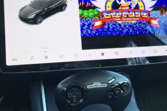 Tesla’s big holiday update adds TikTok and playable Sonic the Hedgehog