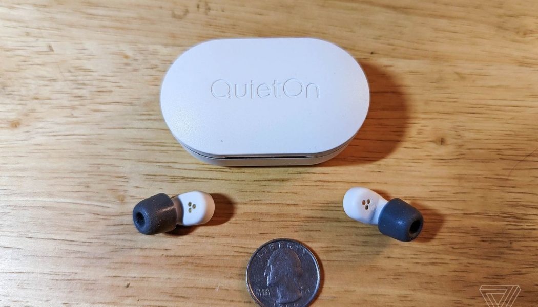 The QuietOn 3 earbuds use ANC to help you sleep