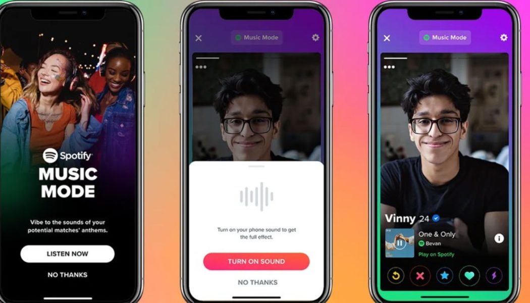 Tinder Introduces ‘Music Mode’ Allowing Potential Matches to Compare Music Taste