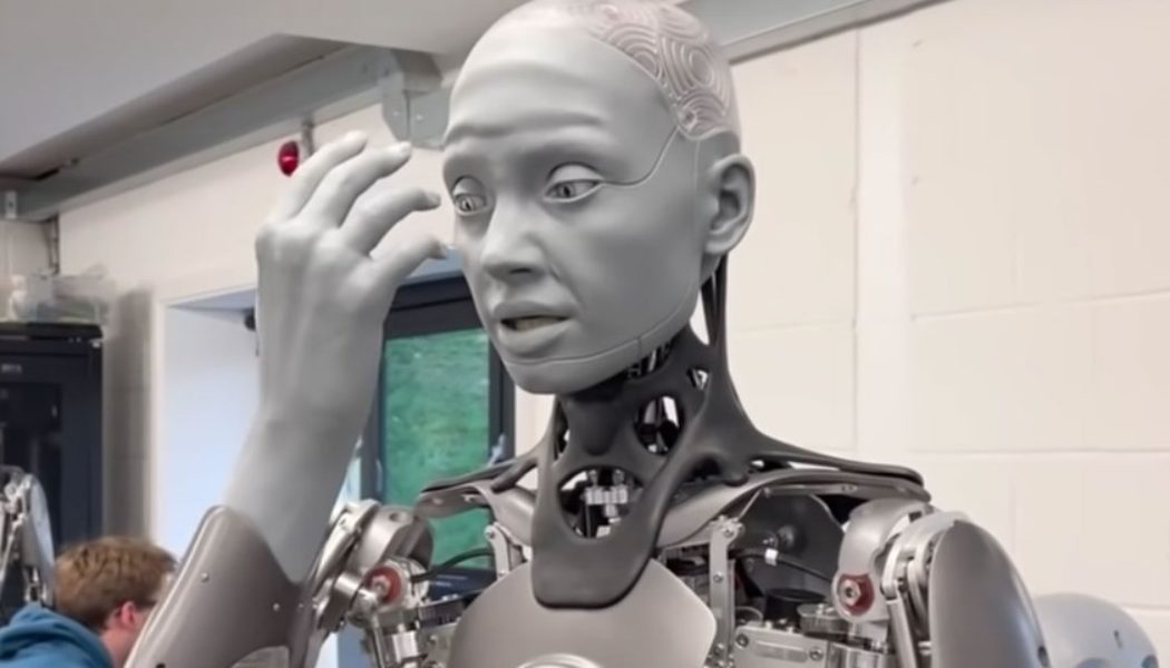 Watch the “Ameca” Humanoid Robot Demonstrate Realistic Facial Expressions