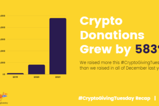 We are seeing ‘10x growth in terms of the number of nonprofits accepting crypto,’ says Alex Wilson of The Giving Block