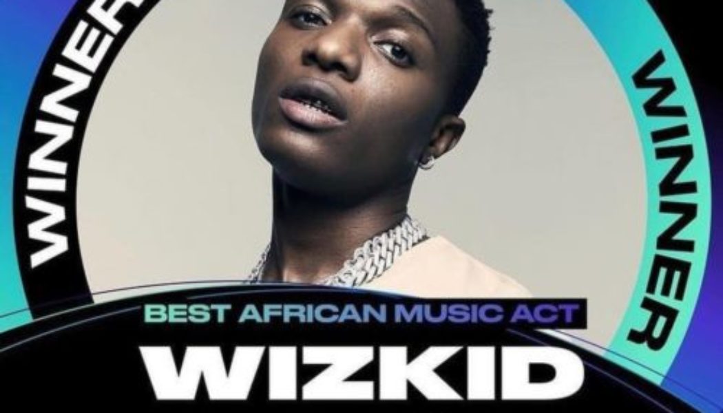 Wizkid wins “Best International Act” at MOBO Awards 2021, see winners list