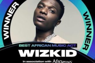 Wizkid wins “Best International Act” at MOBO Awards 2021, see winners list