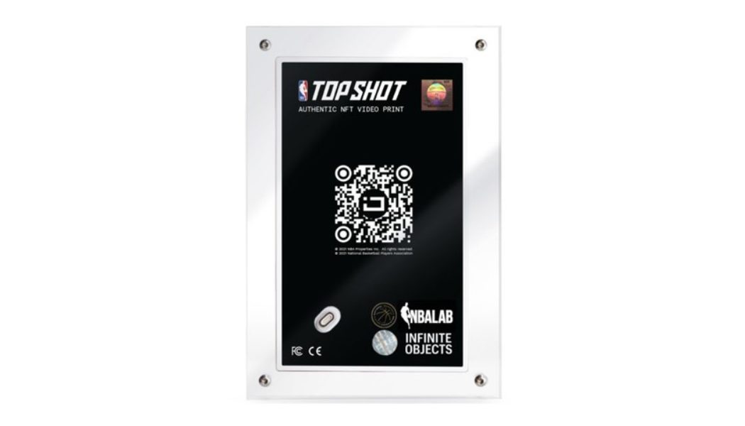 You Can Now Display Your NBA Top Shot NFTs in an Infinite Objects Video Frame