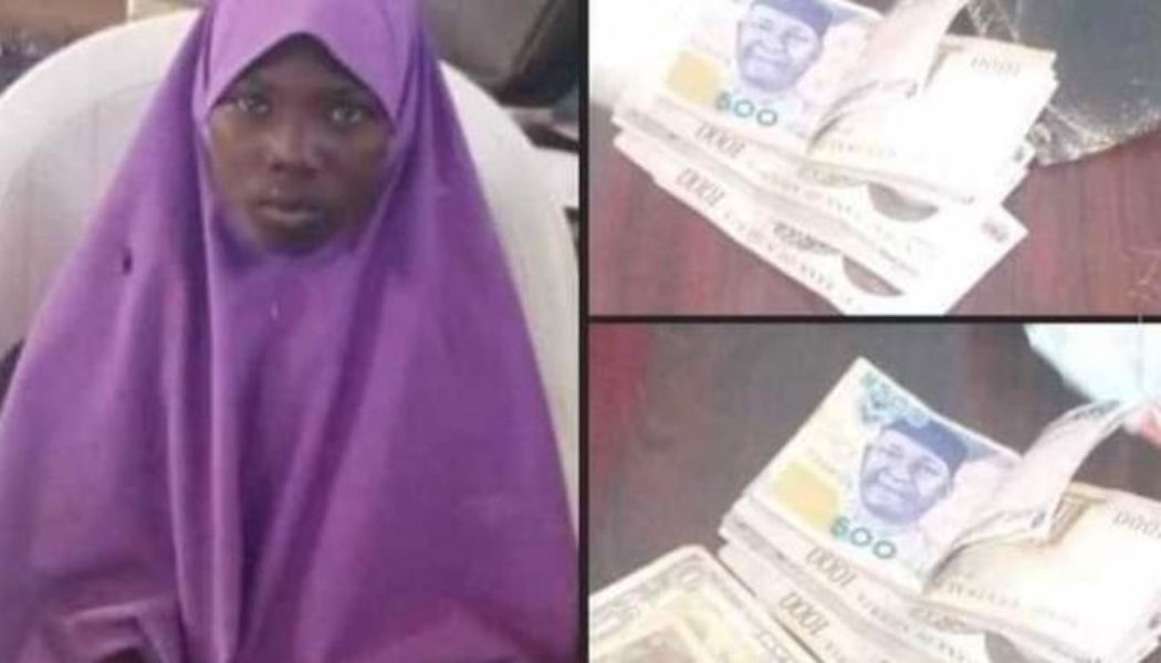 14yrs Gombe Teenage Hawker Return Naira, Foreign Currencies She Found